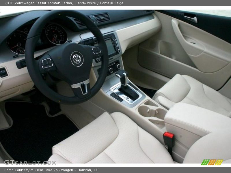 Candy White / Cornsilk Beige 2010 Volkswagen Passat Komfort Sedan