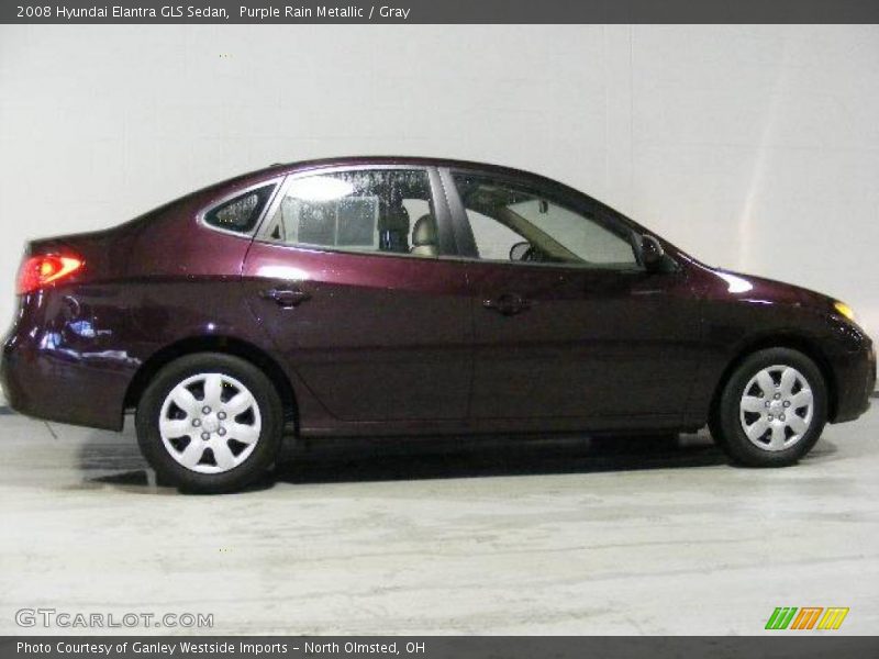Purple Rain Metallic / Gray 2008 Hyundai Elantra GLS Sedan