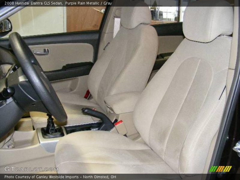 Purple Rain Metallic / Gray 2008 Hyundai Elantra GLS Sedan