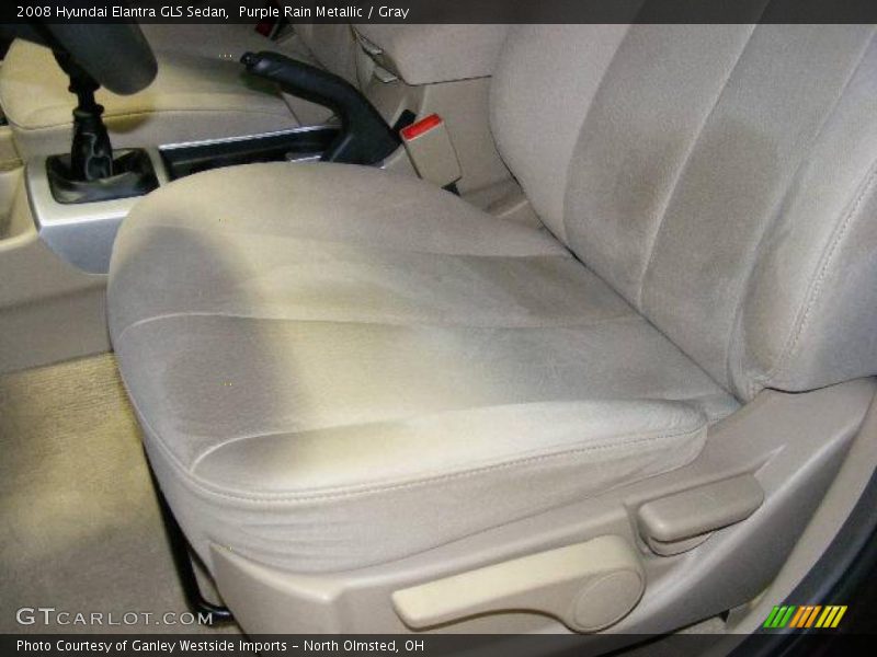 Purple Rain Metallic / Gray 2008 Hyundai Elantra GLS Sedan