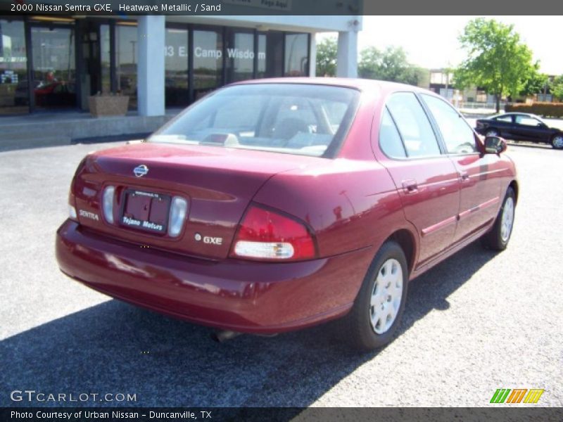 Heatwave Metallic / Sand 2000 Nissan Sentra GXE
