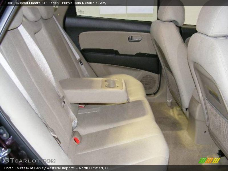 Purple Rain Metallic / Gray 2008 Hyundai Elantra GLS Sedan