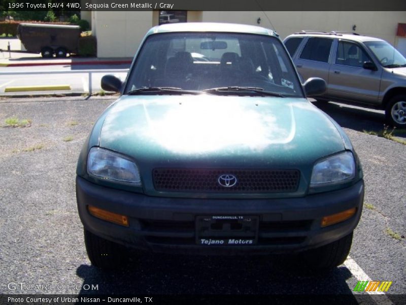 Sequoia Green Metallic / Gray 1996 Toyota RAV4 4WD