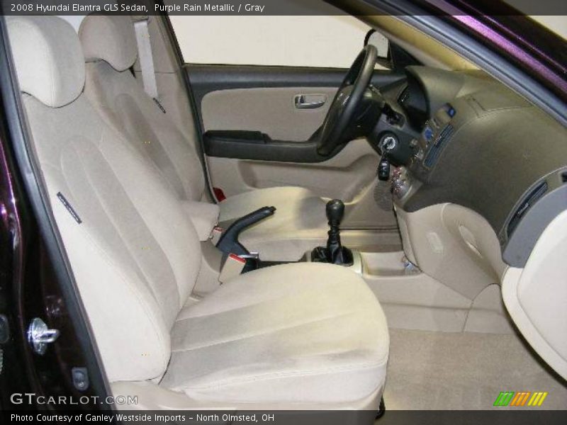 Purple Rain Metallic / Gray 2008 Hyundai Elantra GLS Sedan