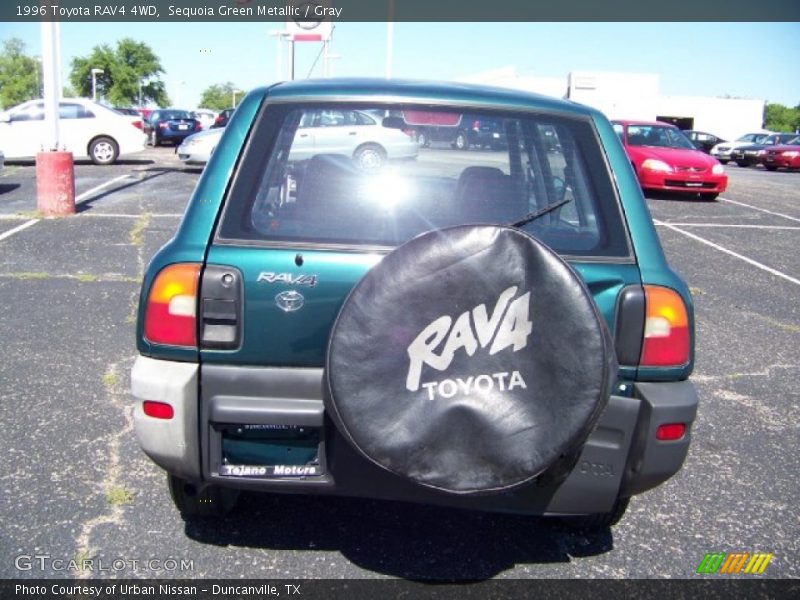 Sequoia Green Metallic / Gray 1996 Toyota RAV4 4WD