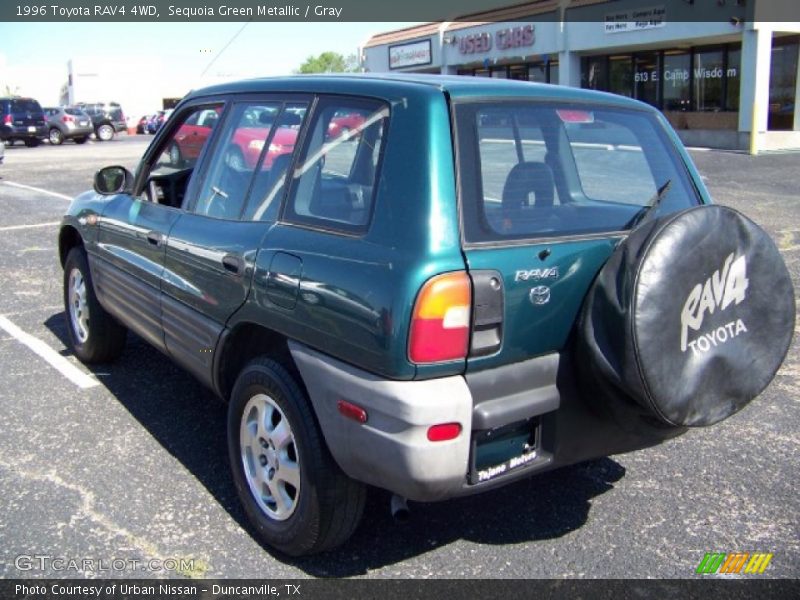 Sequoia Green Metallic / Gray 1996 Toyota RAV4 4WD