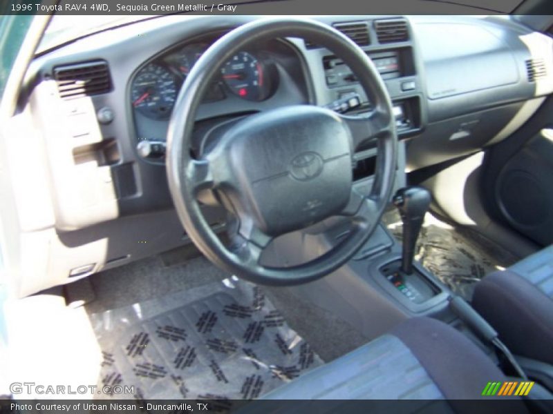 Sequoia Green Metallic / Gray 1996 Toyota RAV4 4WD