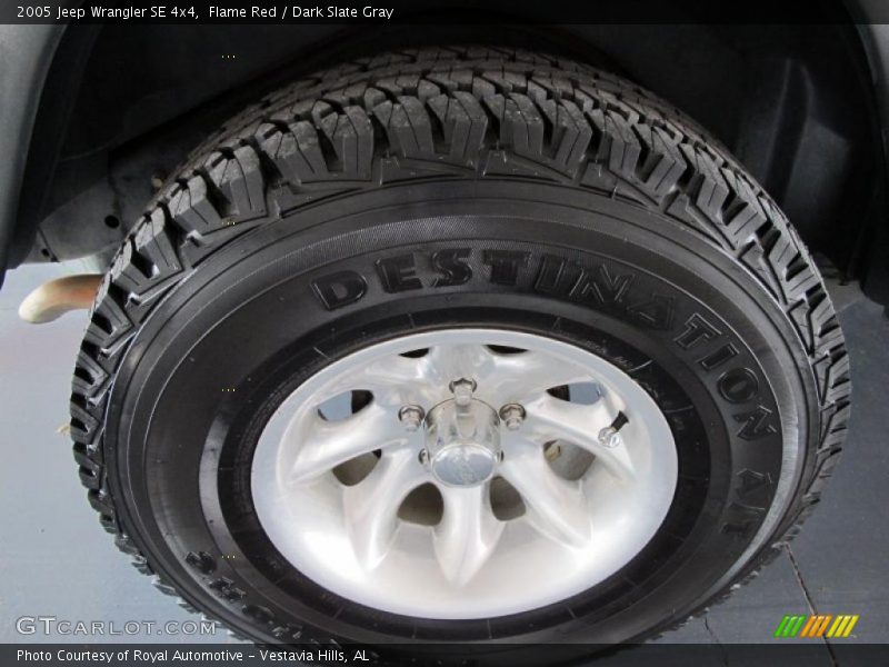 Flame Red / Dark Slate Gray 2005 Jeep Wrangler SE 4x4