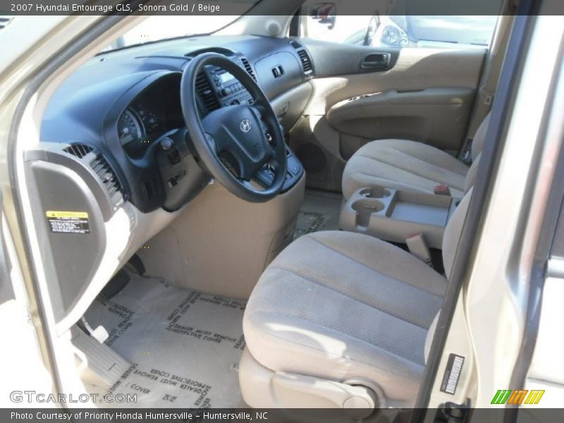 Sonora Gold / Beige 2007 Hyundai Entourage GLS