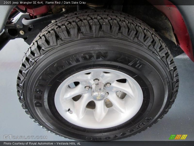 Flame Red / Dark Slate Gray 2005 Jeep Wrangler SE 4x4