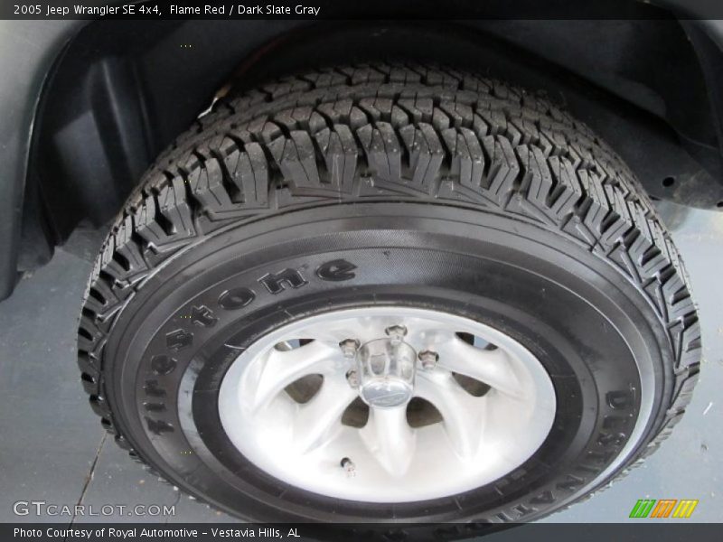 Flame Red / Dark Slate Gray 2005 Jeep Wrangler SE 4x4