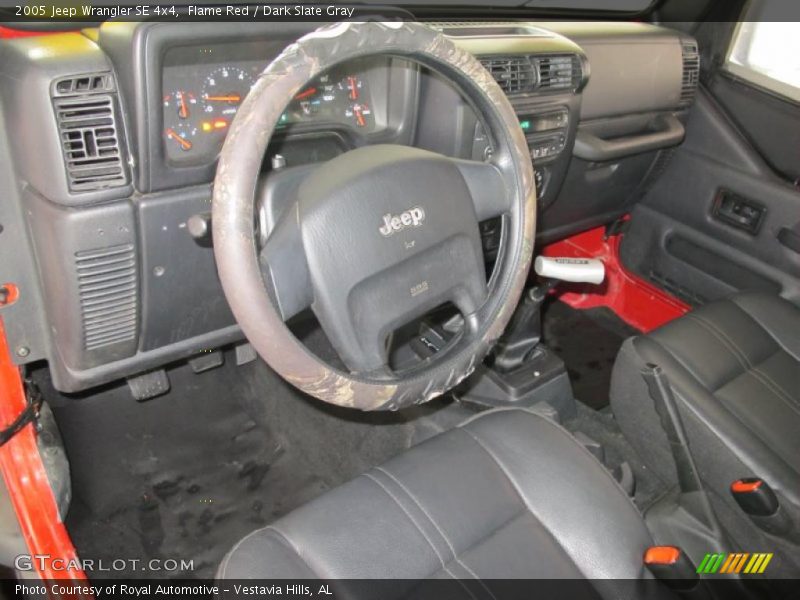 Flame Red / Dark Slate Gray 2005 Jeep Wrangler SE 4x4