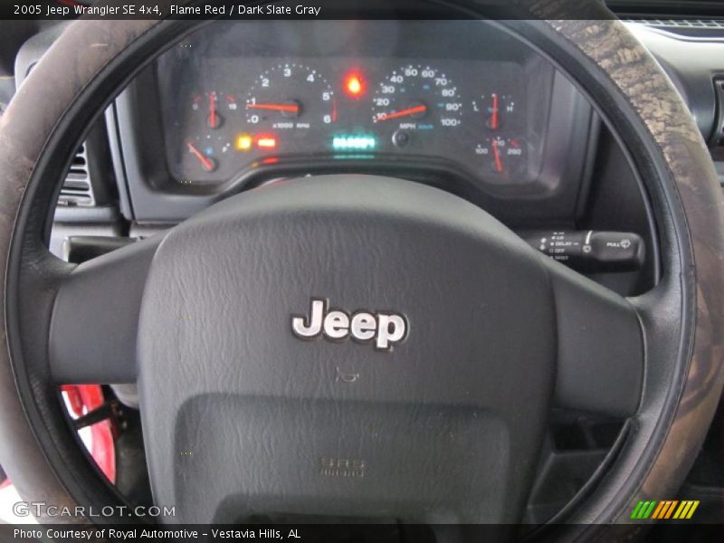 Flame Red / Dark Slate Gray 2005 Jeep Wrangler SE 4x4
