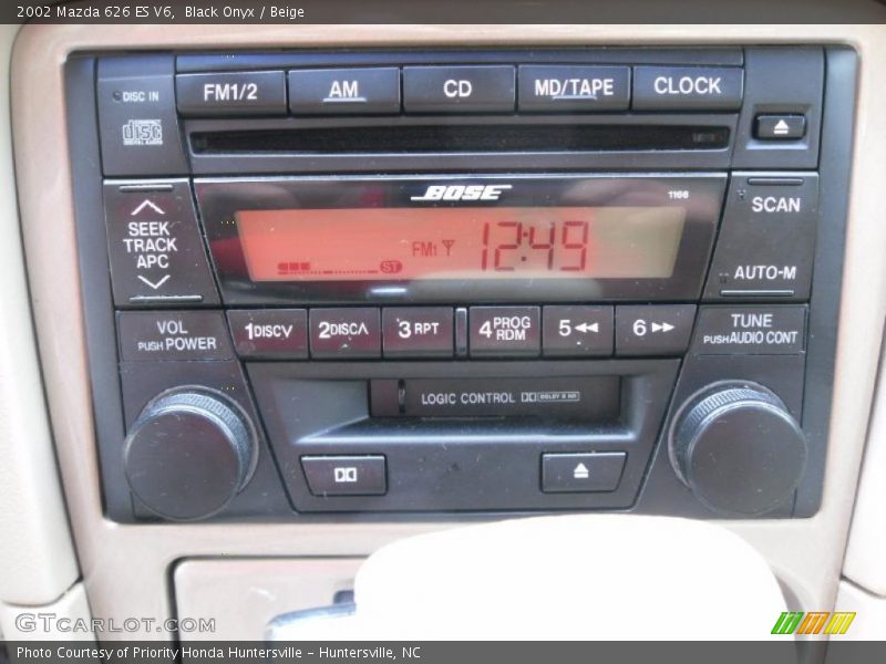 Black Onyx / Beige 2002 Mazda 626 ES V6