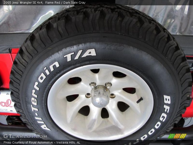 Flame Red / Dark Slate Gray 2005 Jeep Wrangler SE 4x4