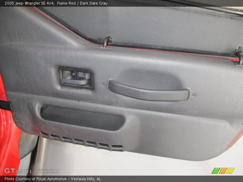 Flame Red / Dark Slate Gray 2005 Jeep Wrangler SE 4x4