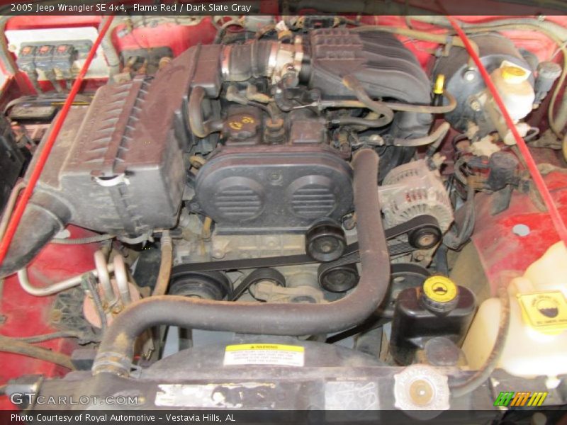 Flame Red / Dark Slate Gray 2005 Jeep Wrangler SE 4x4