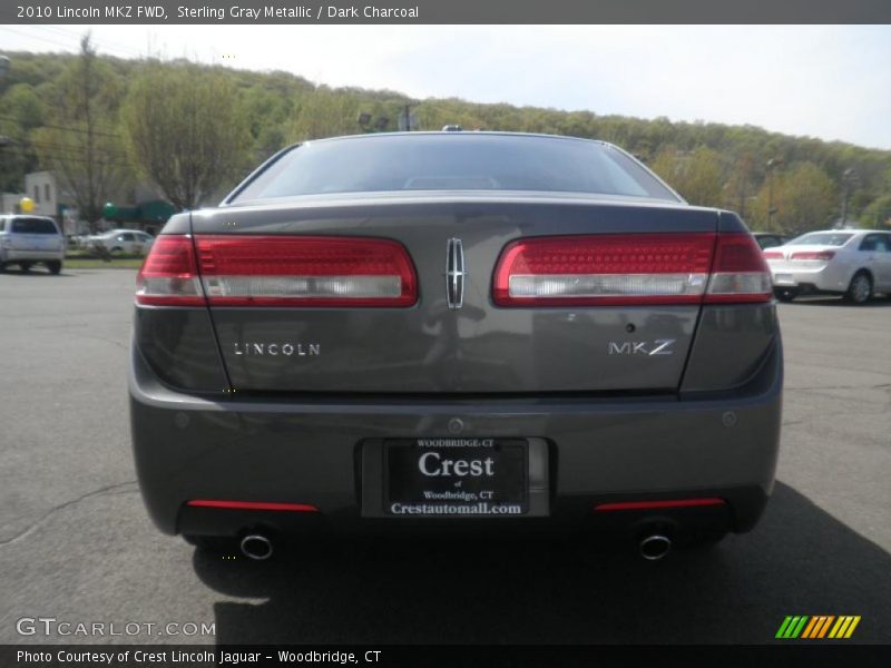 Sterling Gray Metallic / Dark Charcoal 2010 Lincoln MKZ FWD