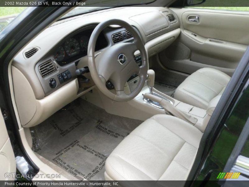 Black Onyx / Beige 2002 Mazda 626 ES V6