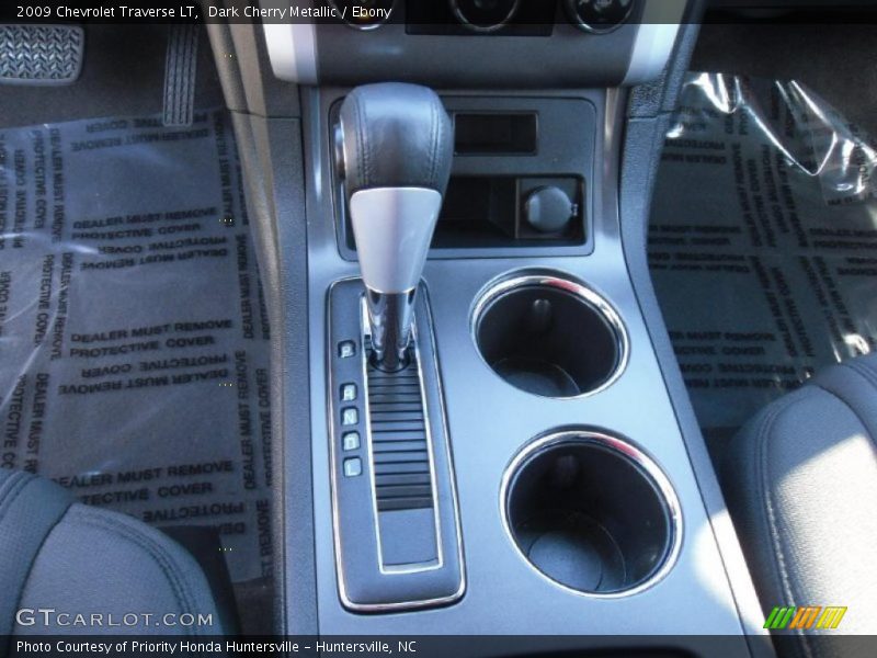 Dark Cherry Metallic / Ebony 2009 Chevrolet Traverse LT