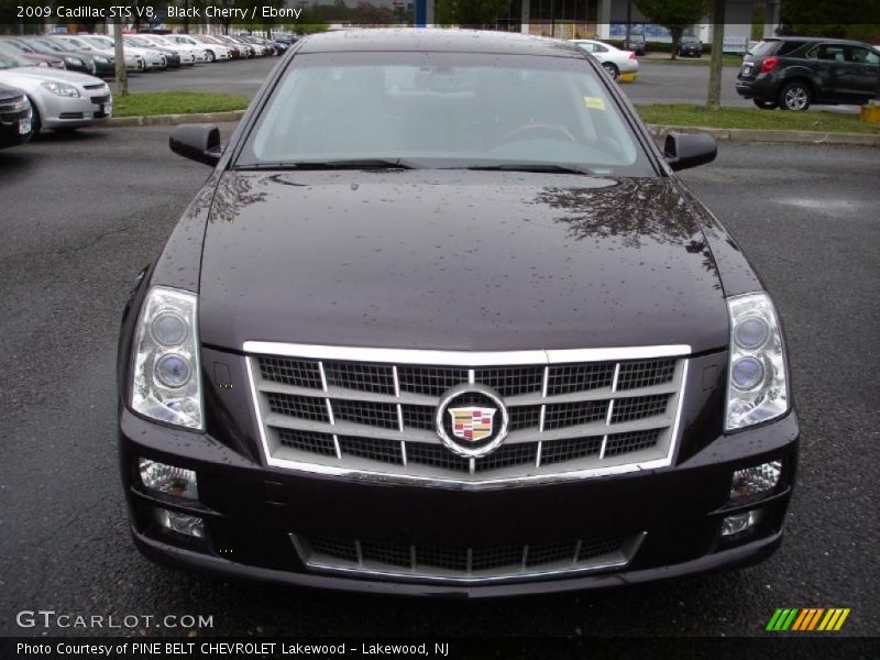 Black Cherry / Ebony 2009 Cadillac STS V8