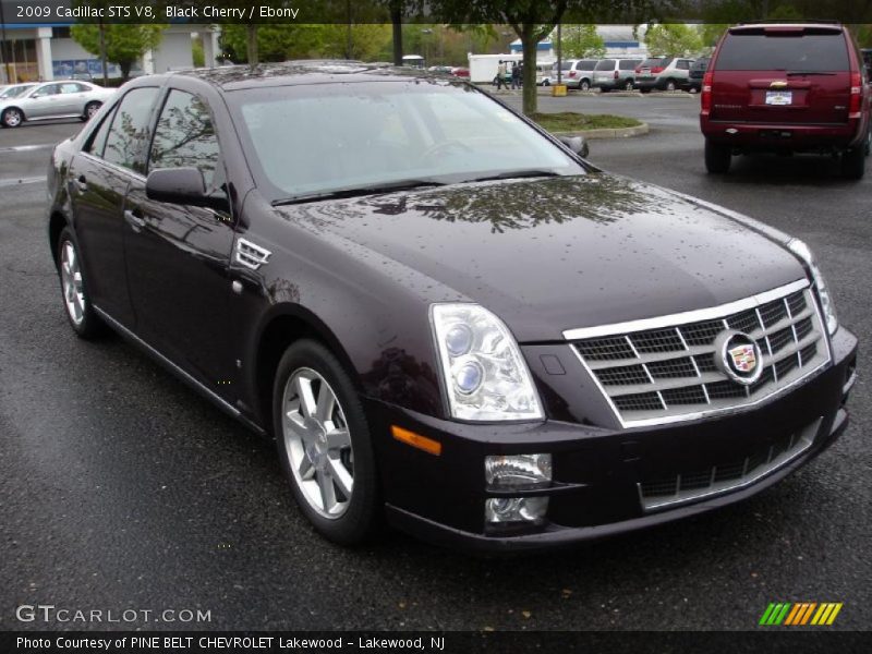 Black Cherry / Ebony 2009 Cadillac STS V8