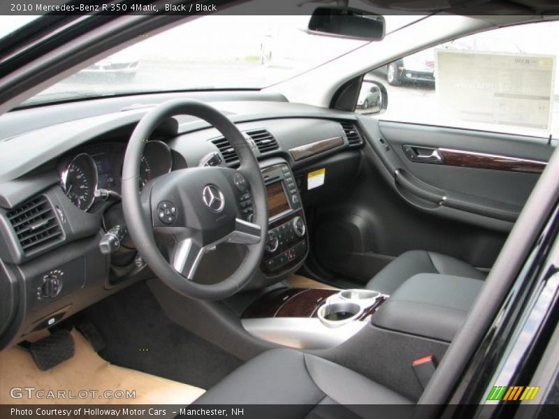 Black / Black 2010 Mercedes-Benz R 350 4Matic