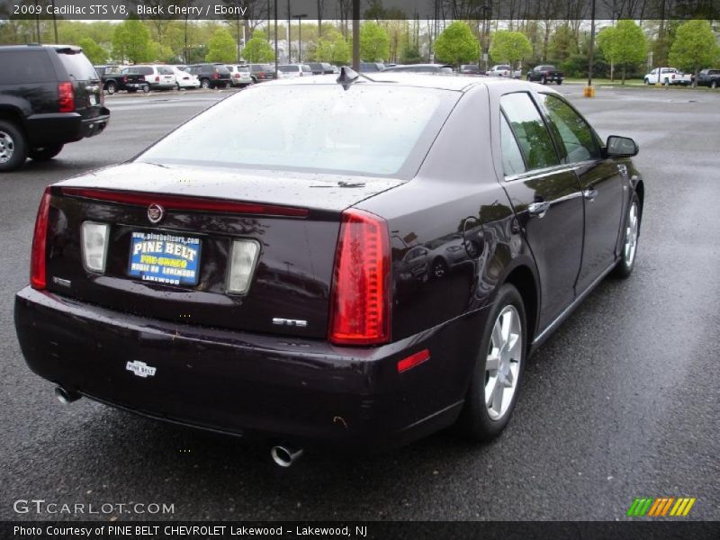 Black Cherry / Ebony 2009 Cadillac STS V8
