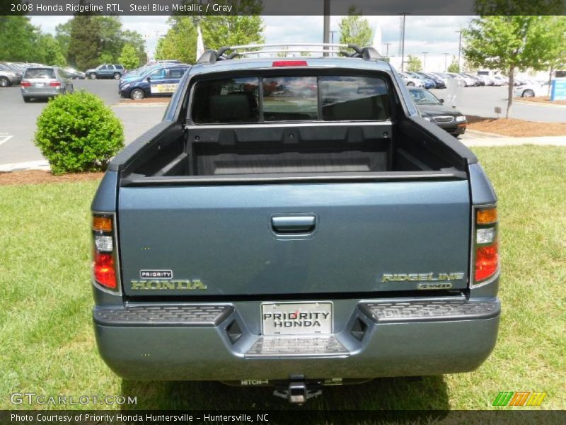 Steel Blue Metallic / Gray 2008 Honda Ridgeline RTL