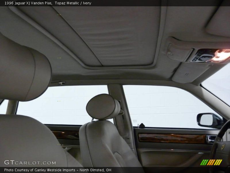 Topaz Metallic / Ivory 1996 Jaguar XJ Vanden Plas