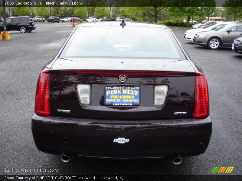 Black Cherry / Ebony 2009 Cadillac STS V8