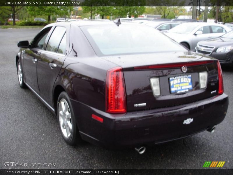 Black Cherry / Ebony 2009 Cadillac STS V8