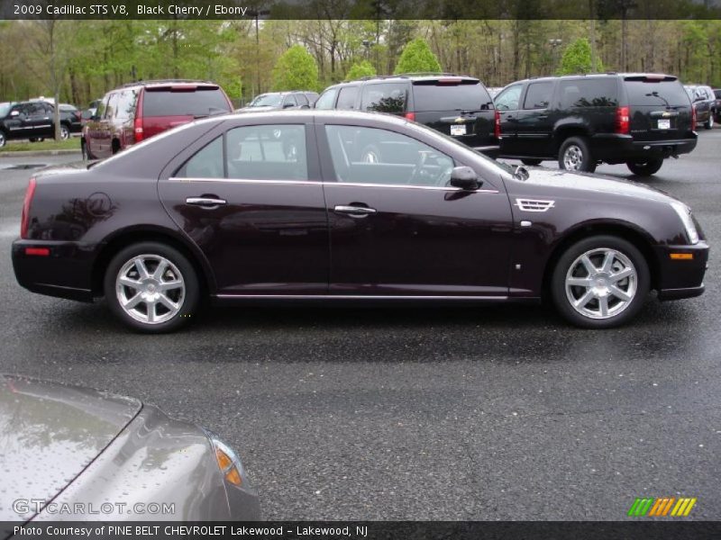 Black Cherry / Ebony 2009 Cadillac STS V8