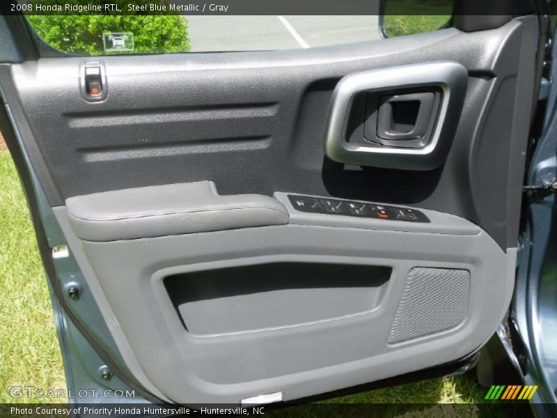 Steel Blue Metallic / Gray 2008 Honda Ridgeline RTL