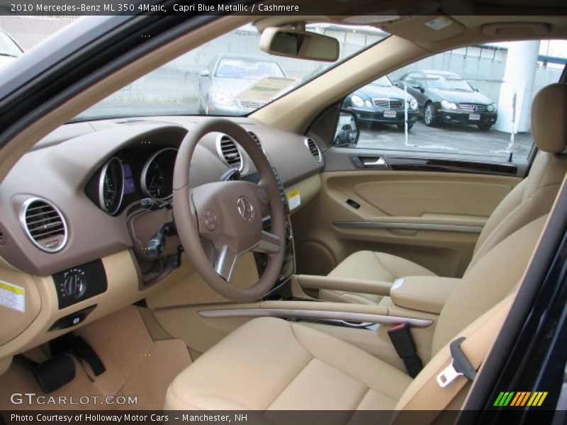 Capri Blue Metallic / Cashmere 2010 Mercedes-Benz ML 350 4Matic