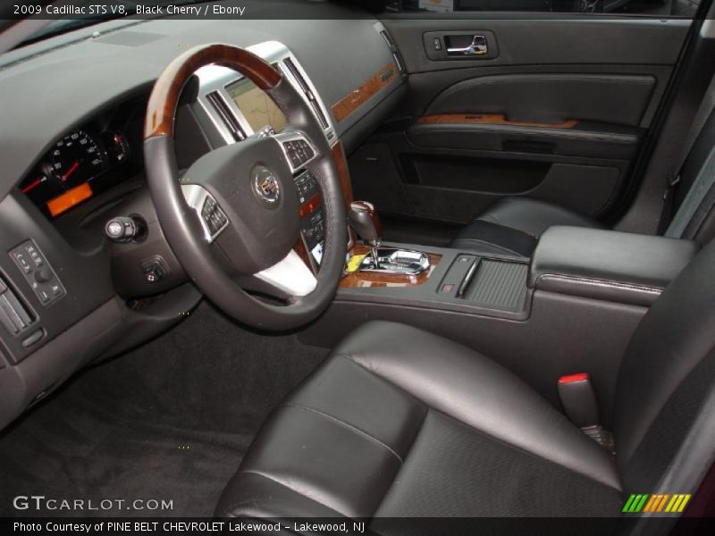Black Cherry / Ebony 2009 Cadillac STS V8