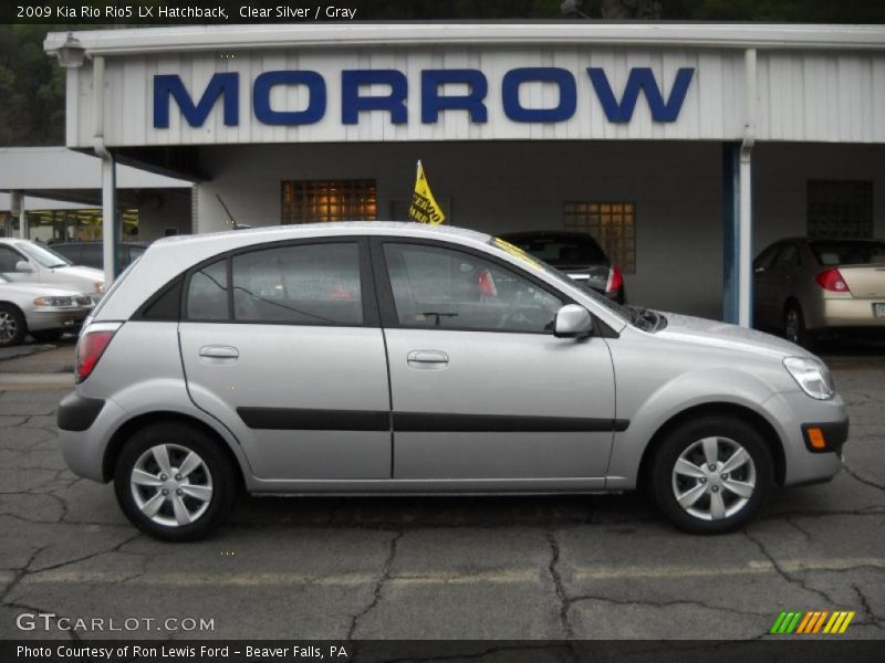 Clear Silver / Gray 2009 Kia Rio Rio5 LX Hatchback