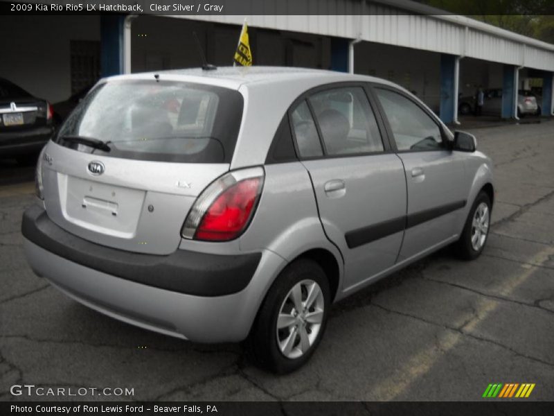 Clear Silver / Gray 2009 Kia Rio Rio5 LX Hatchback
