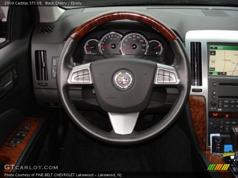 Black Cherry / Ebony 2009 Cadillac STS V8