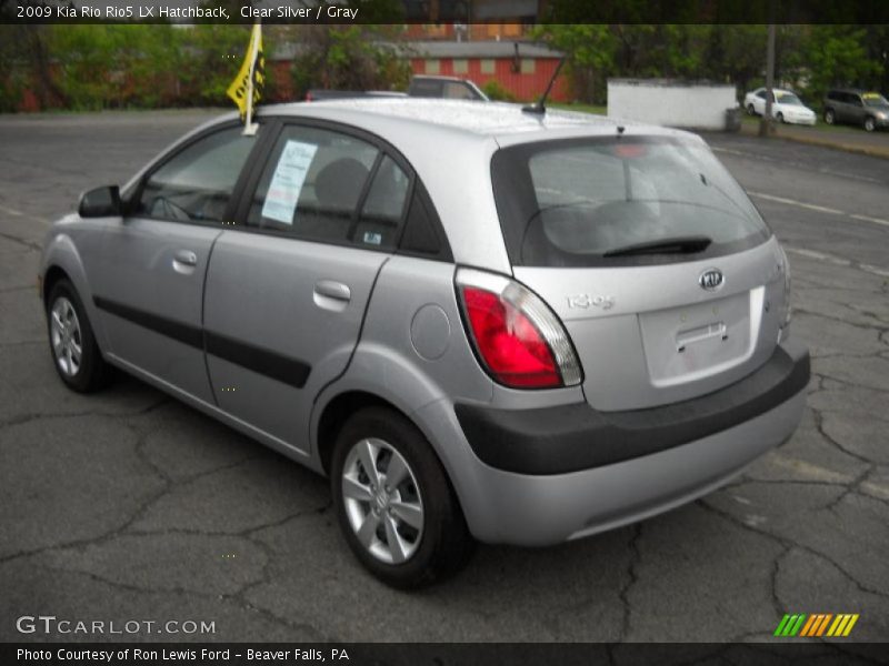 Clear Silver / Gray 2009 Kia Rio Rio5 LX Hatchback