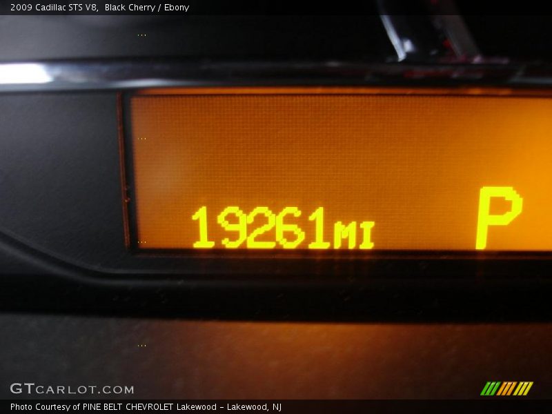 Black Cherry / Ebony 2009 Cadillac STS V8