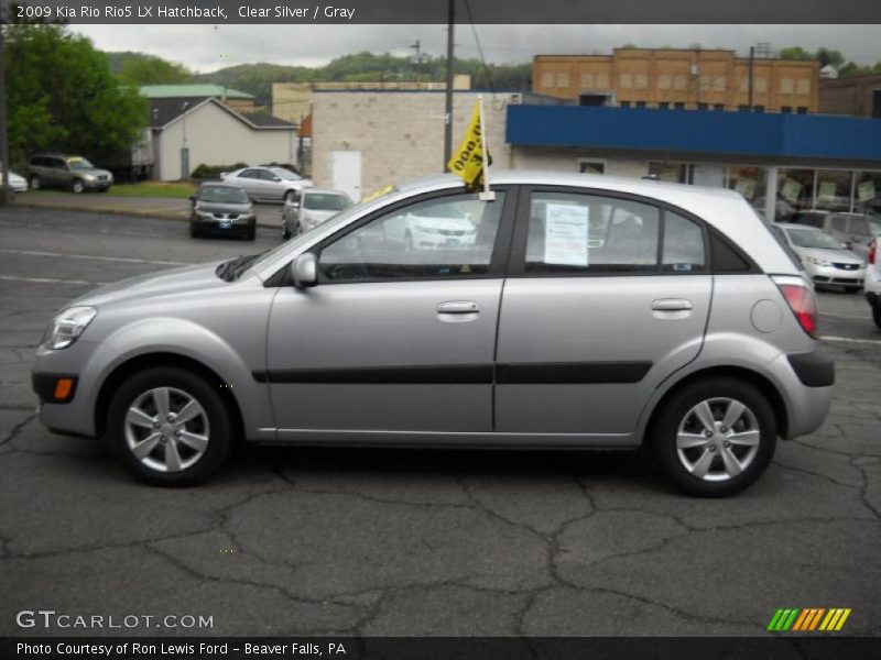 Clear Silver / Gray 2009 Kia Rio Rio5 LX Hatchback