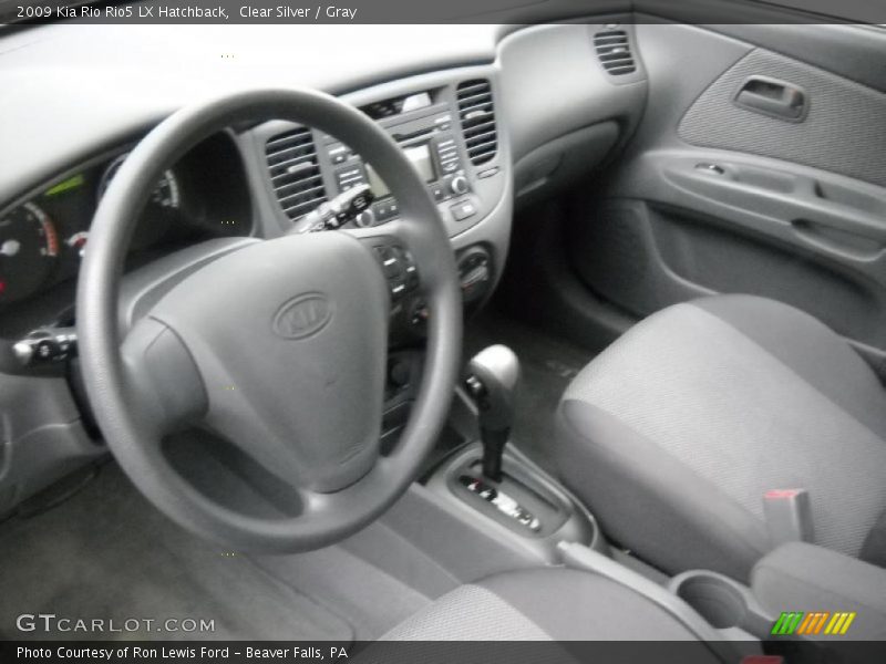 Clear Silver / Gray 2009 Kia Rio Rio5 LX Hatchback