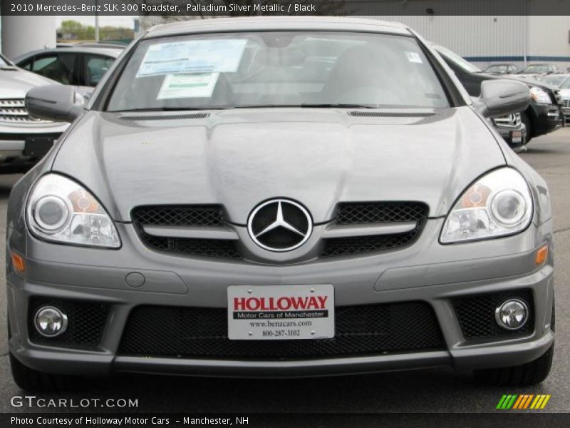 Palladium Silver Metallic / Black 2010 Mercedes-Benz SLK 300 Roadster