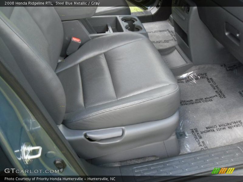 Steel Blue Metallic / Gray 2008 Honda Ridgeline RTL