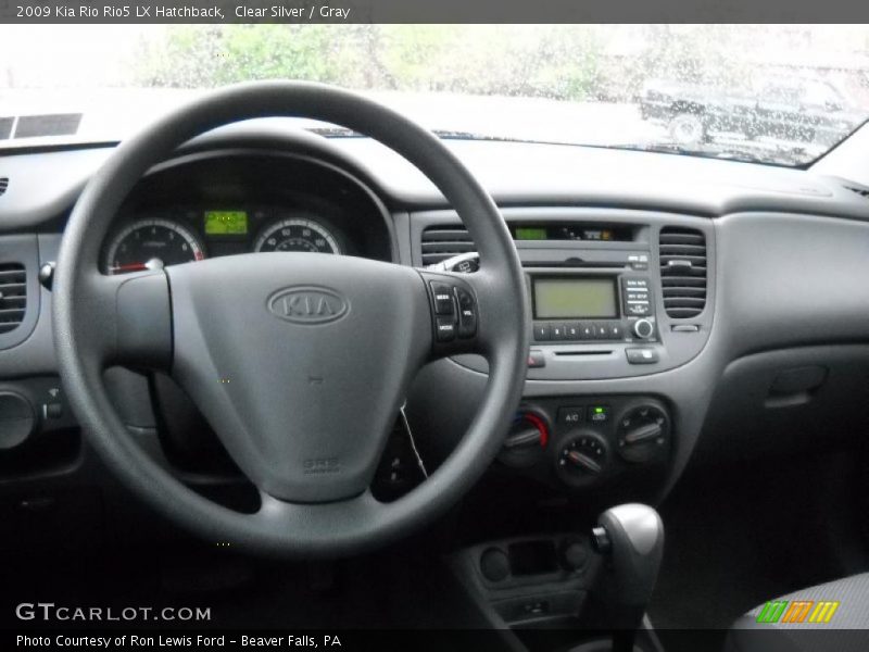 Clear Silver / Gray 2009 Kia Rio Rio5 LX Hatchback