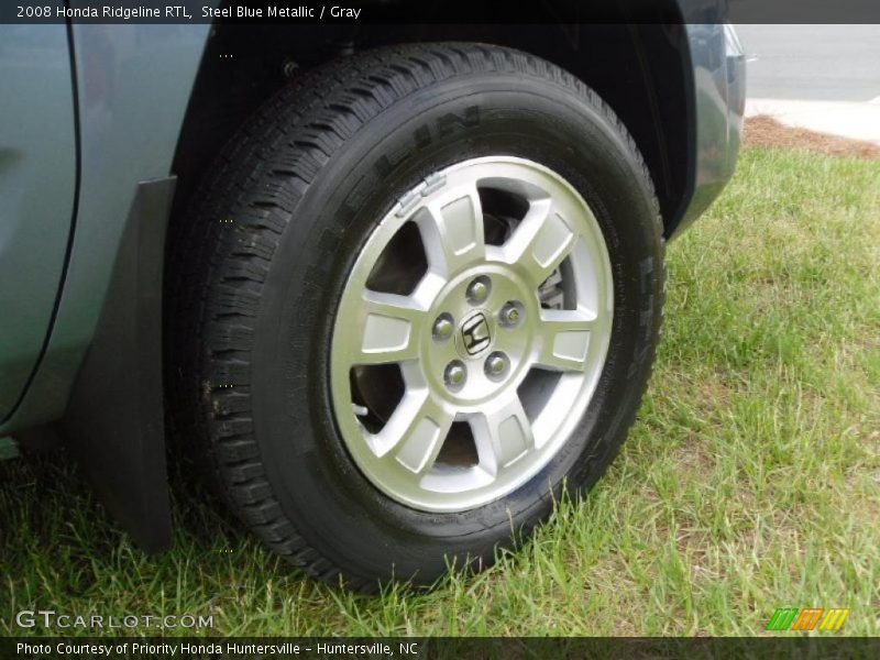 Steel Blue Metallic / Gray 2008 Honda Ridgeline RTL