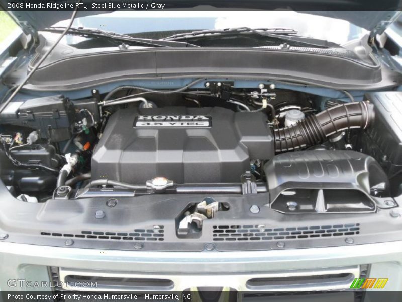 Steel Blue Metallic / Gray 2008 Honda Ridgeline RTL