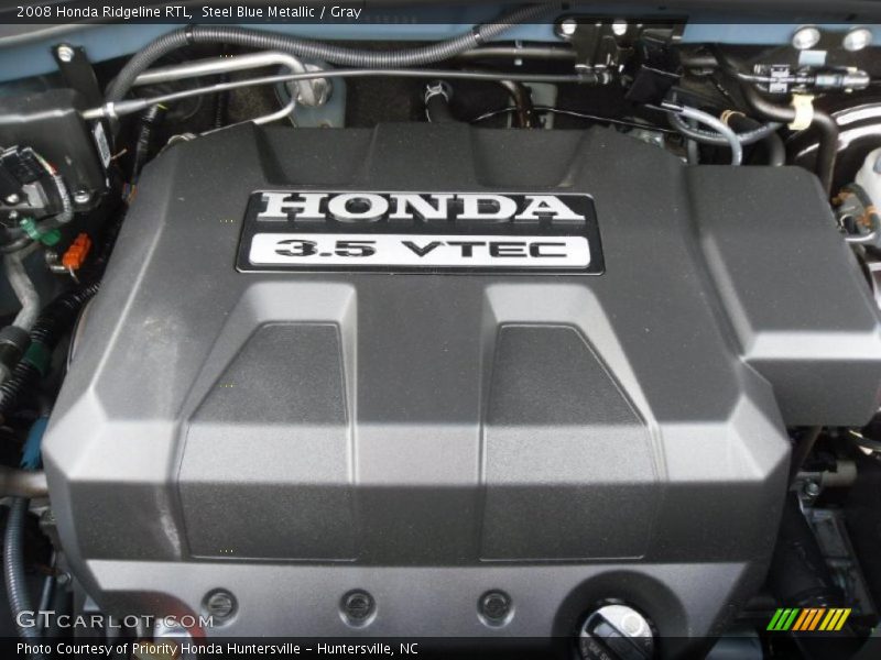 Steel Blue Metallic / Gray 2008 Honda Ridgeline RTL