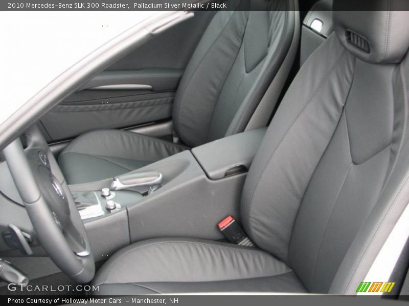 Palladium Silver Metallic / Black 2010 Mercedes-Benz SLK 300 Roadster